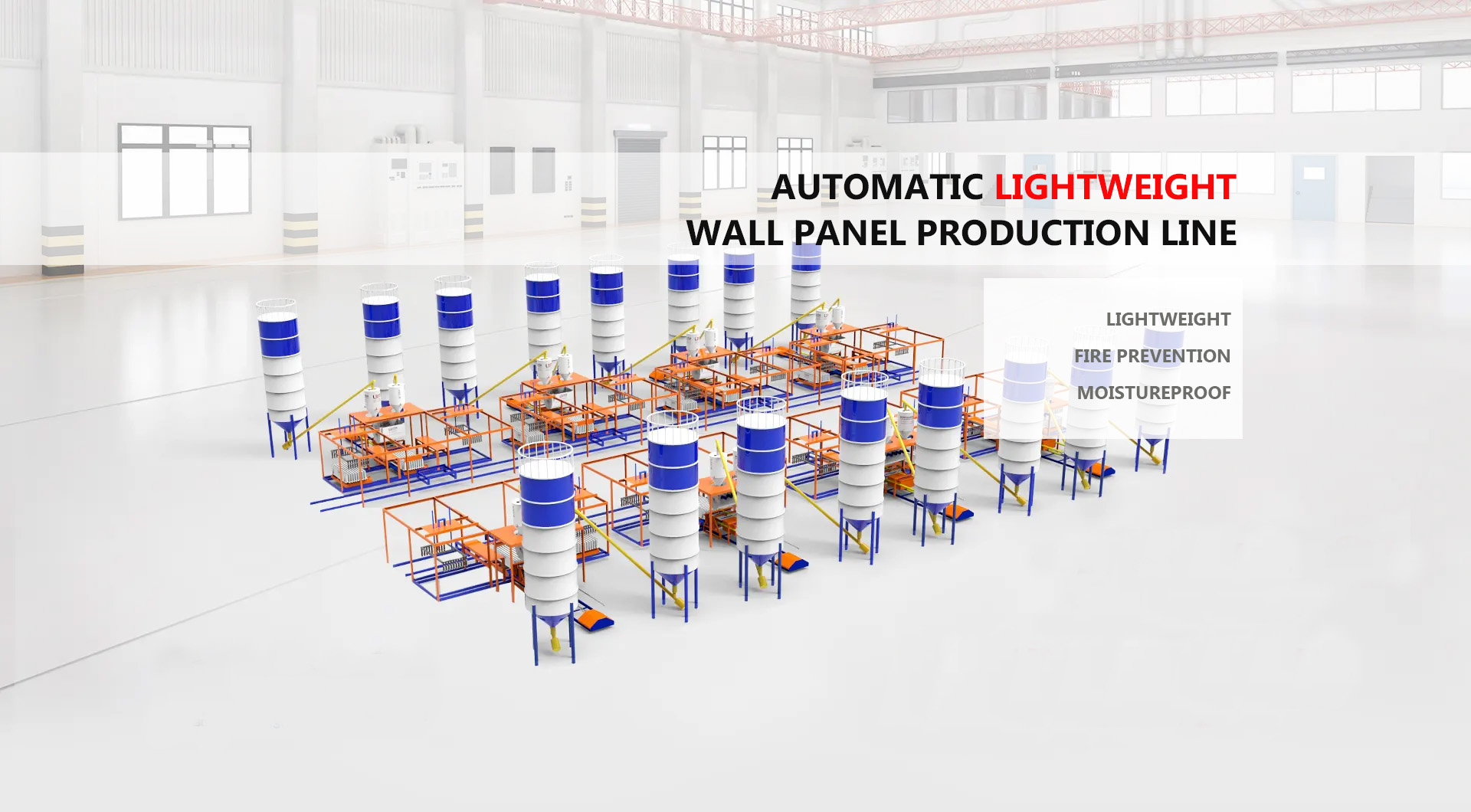 Automatic Lightweight Wall Panel Machine